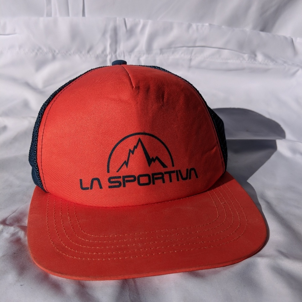 La Sportiva Trucker Hat Orange And Blue One Size